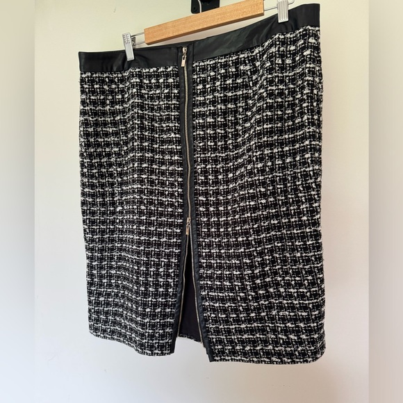 Melanie Lyne Tweed Double Zip Skirt - Picture 4 of 8